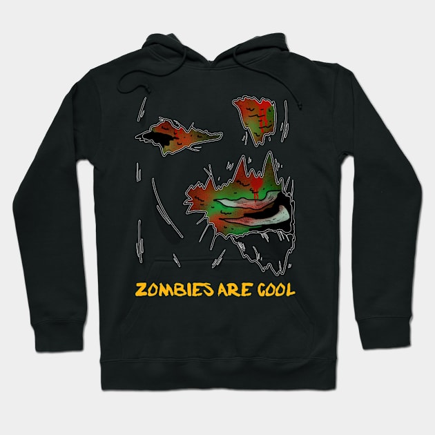 zombies are cool Hoodie by WOAT